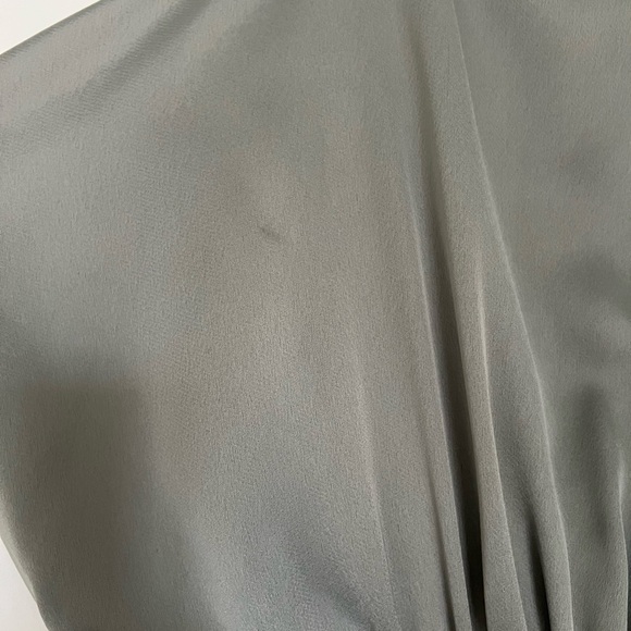 BHLDN Leila Deep-V Flutter-Sleeve Satin A-Line Gown - Picture 13 of 13